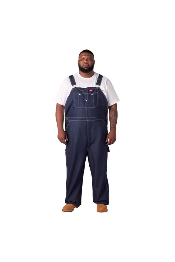 Men's Indigo Denim Bib Overalls – Durable Workwear with Pockets, Adjustable Straps & Classic Fit
