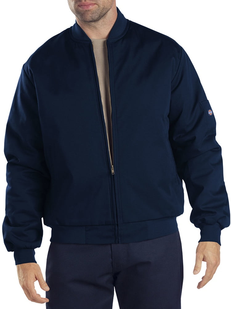 Dickies Men s Insulated Twill Lined Team Jacket Dark Navy S Regular Walmart