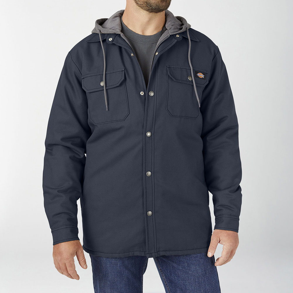 https://www.walmart.com/ip/Dickies-Men-s-Jacket-Fleece-Hooded-Duck-Shirt-Coat-with-Hydroshield-TJ213-Black-L/727532732