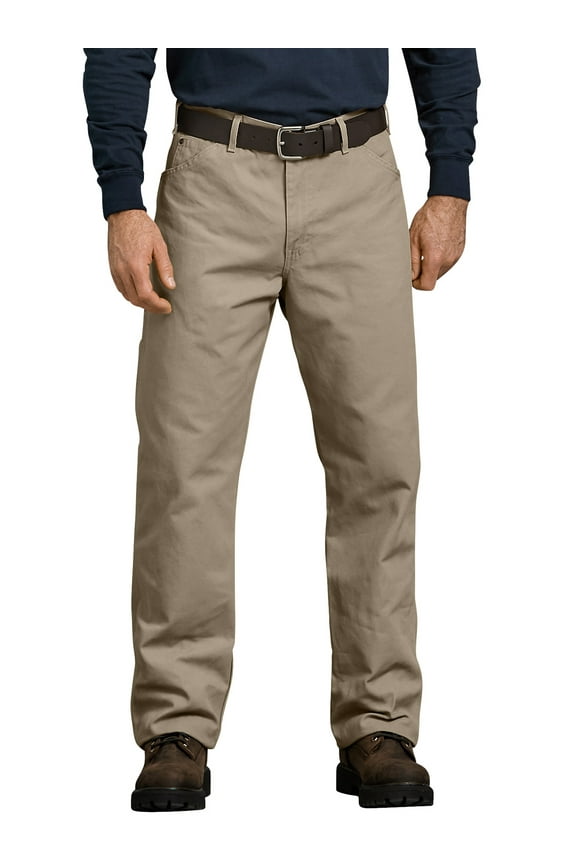 Men's Jeans Relaxed Fit Straight Leg Carpenter Straight Leg Pants 1939, Desert Khaki, 34X32