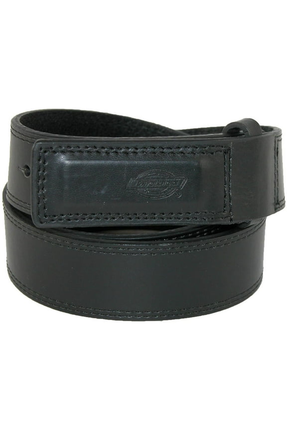 Men's Leather Work Belt - Industrial Mechanic Heavy Duty Strength Strap Covers No Scratch Buckle