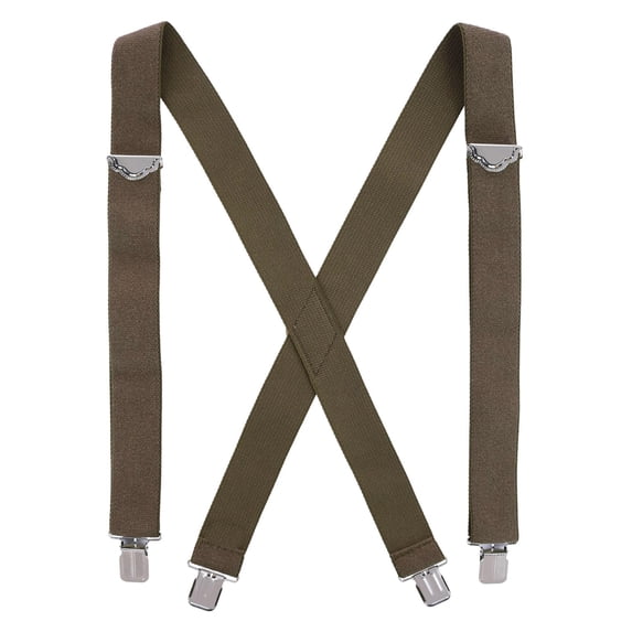 Dickies Men's Lightweight Elastic Suspenders, One Size