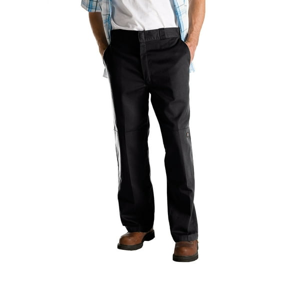 Dickies Men's Loose Fit Double Knee Work Pants - D85283BLK 32W x 34L