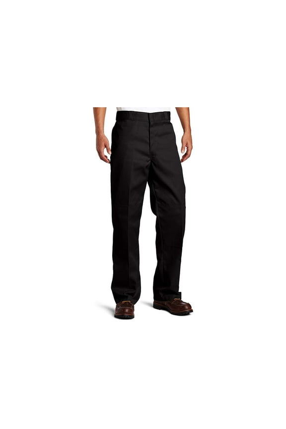 Men's Loose Fit Double Knee Twill Work Pant,, Black, Size 42W x 30L
