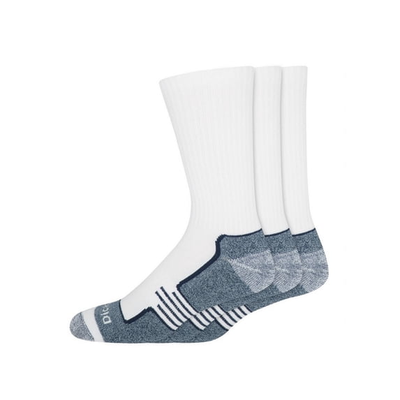 Dickies Men's Mid-Weight Crew Socks 3pk - 6-12