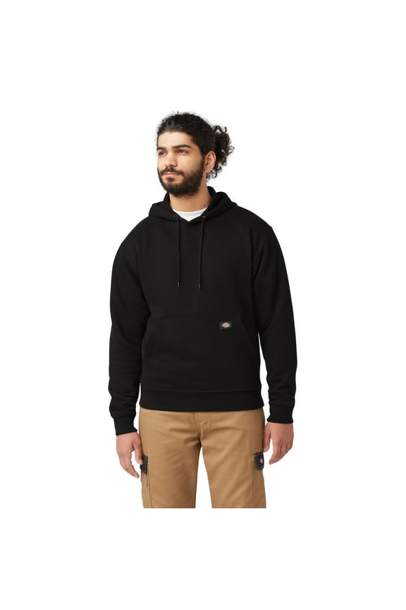 Men's Midweight Fleece Hoodie, Black, XL Regular