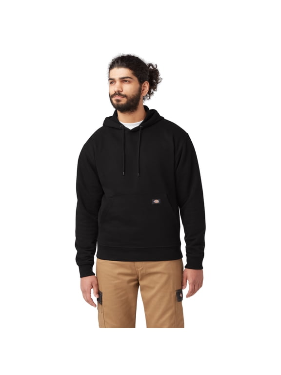Men's Midweight Fleece Hoodie, Black, XL Regular