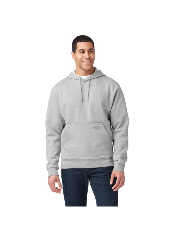 Men's Midweight Fleece Hoodie, Heather Gray, XL Regular