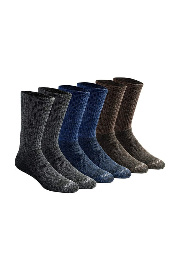 Men's Multi-Pack Dri-Tech Moisture Control Crew, MultiColor, Size 6.0