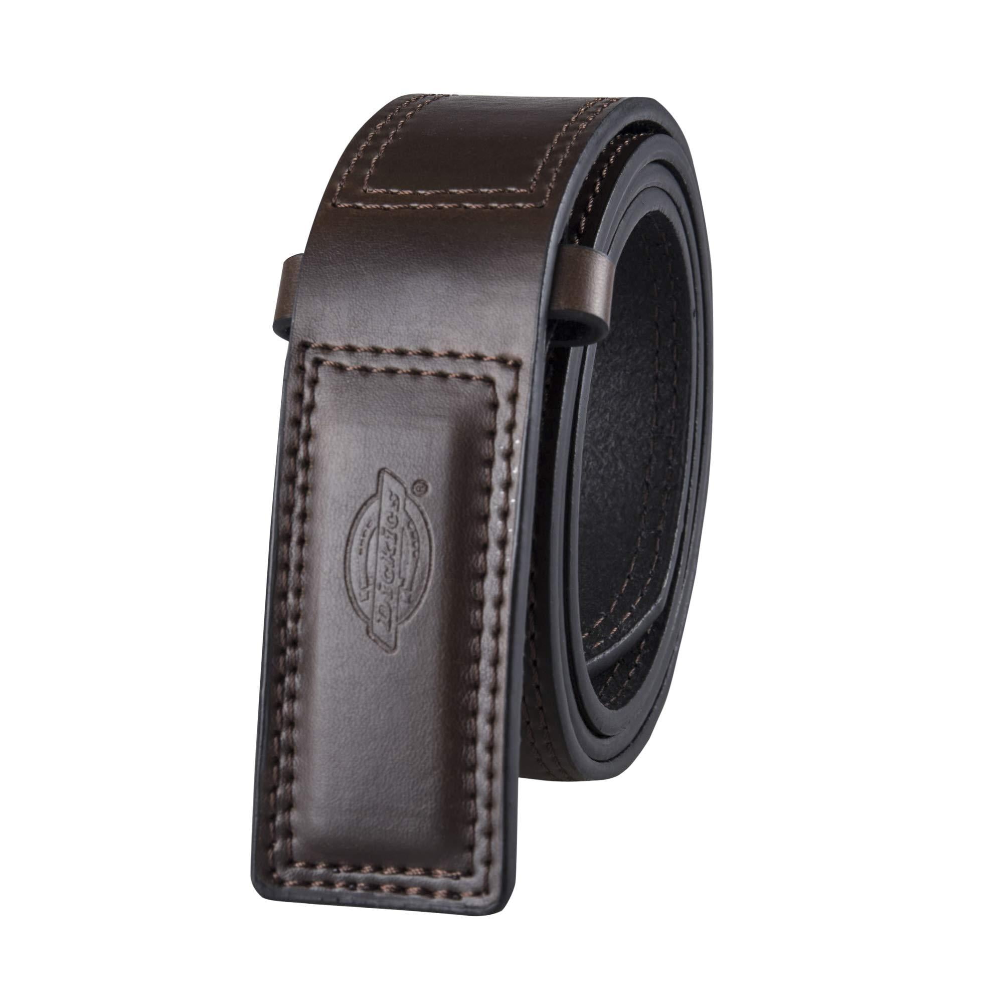 Dickies Men's NoScratch Leather Mechanic Belt Medium ( Brown