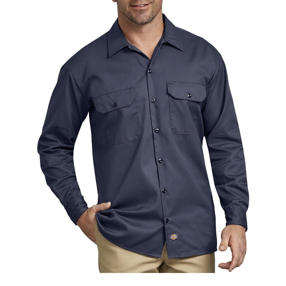 Dickies Men's Original Fit Long Sleeve Twill Work Shirt