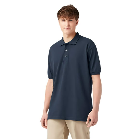 Dickies Men's Pique Short Sleeve Workwear Polo