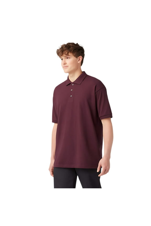 Dickies Men's Pique Short Sleeve Workwear Polo