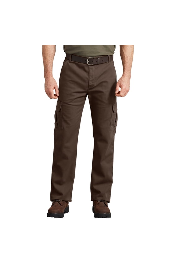 Men's FLEX Regular Fit Duck Cargo Pants | Durable Stretch Canvas Work Pants with Multiple Pockets & Reinforced Seams