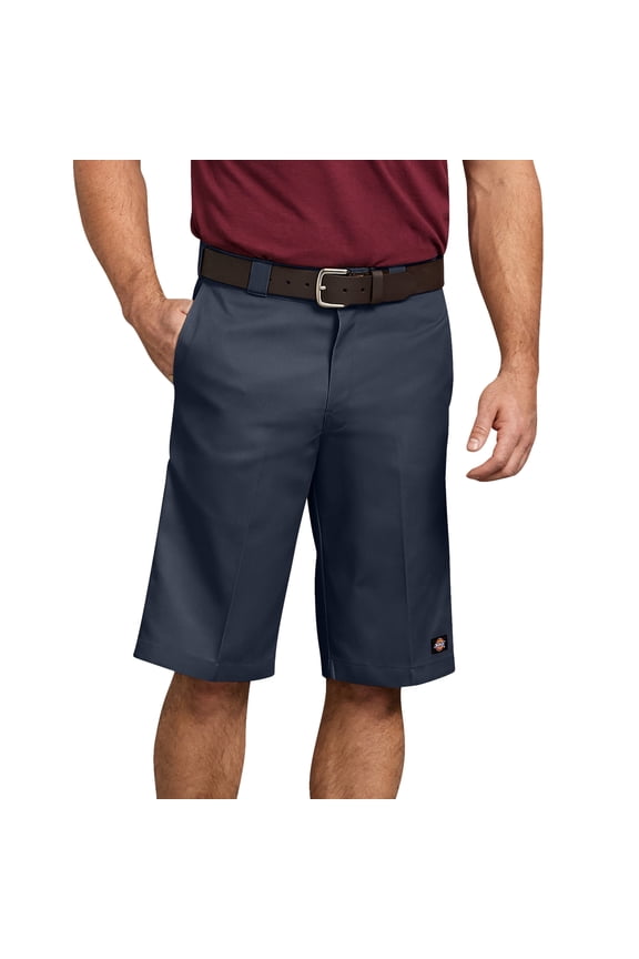 Men's Relaxed Fit Multi-Use Pocket Work Shorts, 13" – Durable Twill Fabric, Wrinkle-Resistant, Comfortable Everyday Workwear