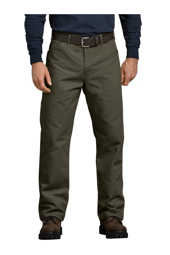 Men’s Relaxed Fit Heavyweight Duck Carpenter Pants – Durable Canvas Workwear with Hammer Loop & Utility Pockets
