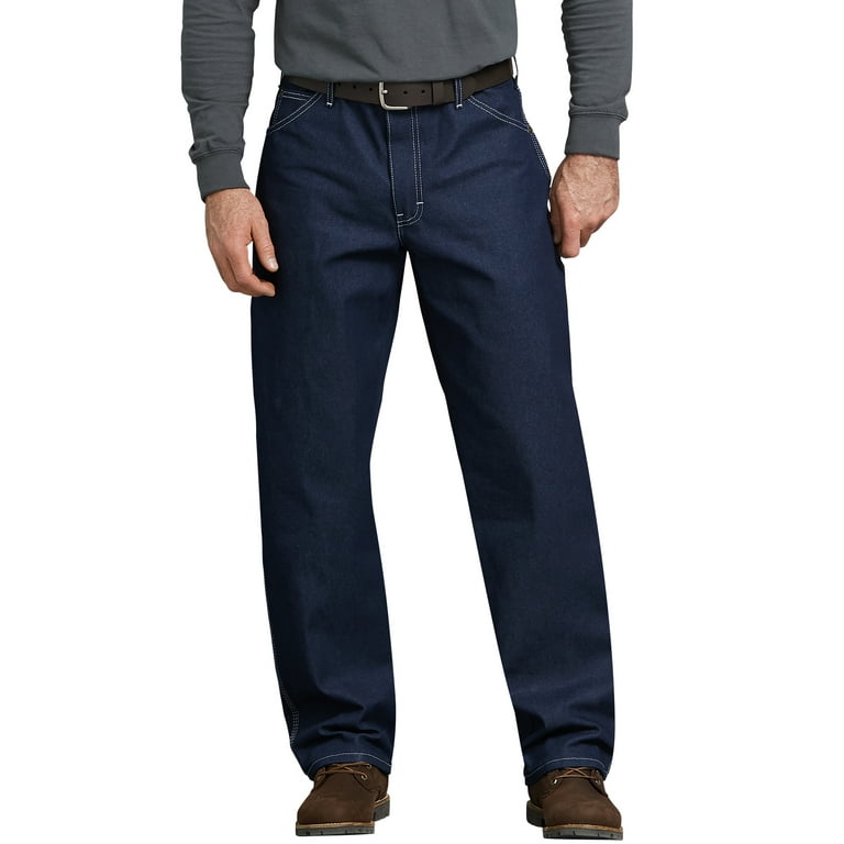 Dickies Men's Relaxed Fit Straight Leg Rigid Carpenter Jeans