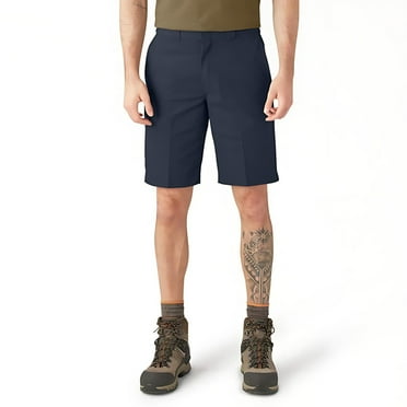 Dickies Men's Relaxed Fit Work Shorts, 11", Mushroom, 47