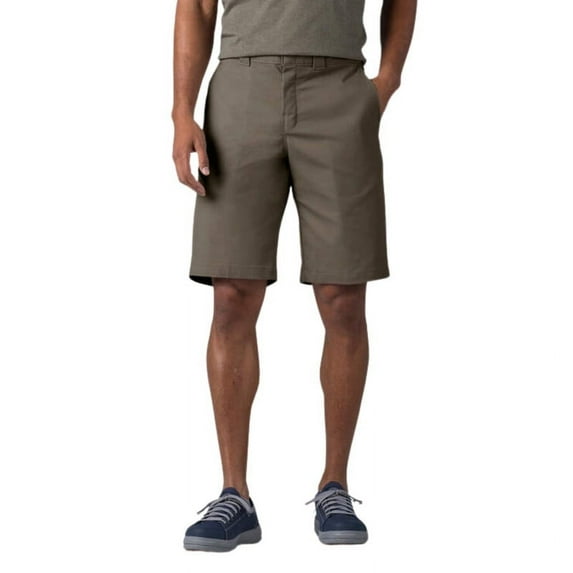Dickies Men's Relaxed Fit Work Shorts, 11", Mushroom, 77