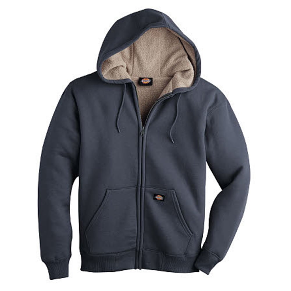 dickies sherpa lined fleece zip hoodie