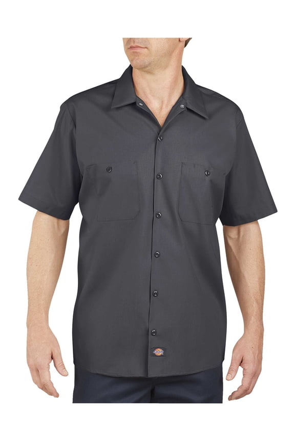 Dickies Mens 4.25 oz. Industrial Short-Sleeve Work Shirt