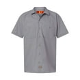 thumbnail image 1 of Dickies S535 Industrial Short Sleeve Work Shirt - Graphite Grey - S, 1 of 3