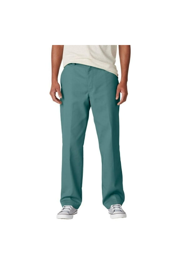 Men's Skateboarding Regular Fit Twill Pants, Lincoln Green, 30W x 30L