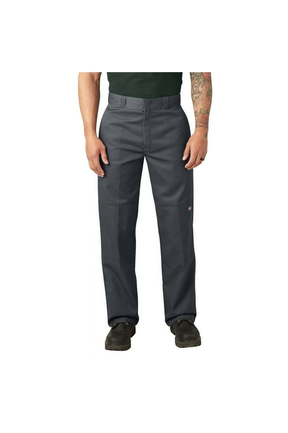 Men's Skinny Fit Double Knee Work Pants