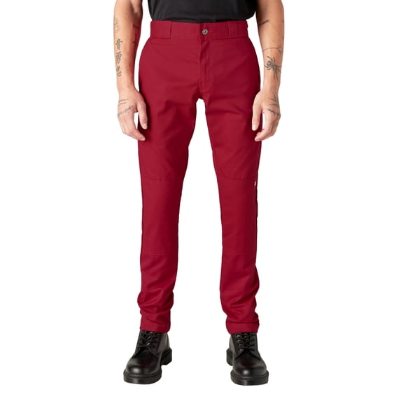 Dickies Men's Skinny Fit Double Knee Work Pants