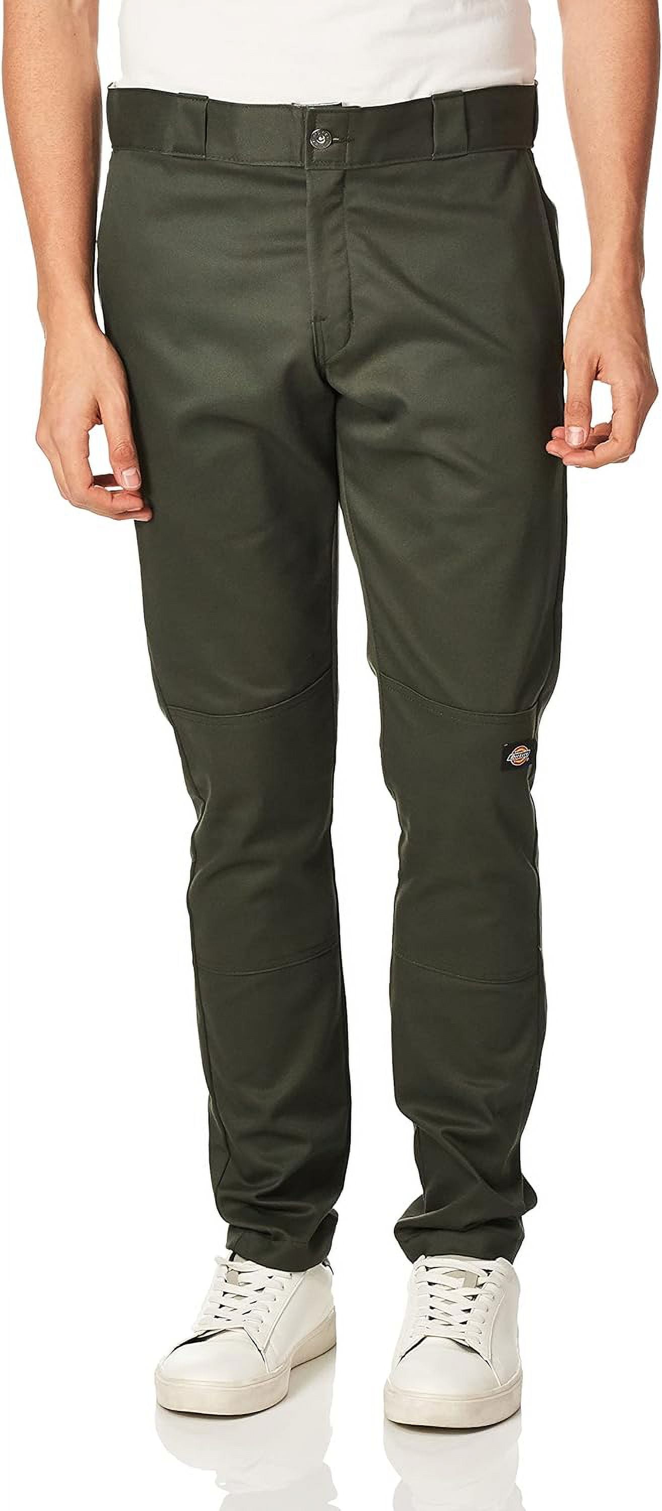 Dickies Men's Skinny Straight Double Knee Work Pant Dickies Men's Skinny-Straight Double Knee Work Pant 30W x 30L Olive
