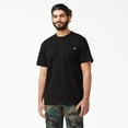 thumbnail image 1 of Dickies Men's T-Shirt Heavyweight Short Sleeve Pocket Relaxed Fit T-Shirt, Black (BK), L, 1 of 13