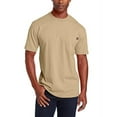 thumbnail image 1 of Dickies Men's T-Shirt Heavyweight Short Sleeve Pocket Relaxed Fit T-Shirt, Desert Sand (DS), L, 1 of 2
