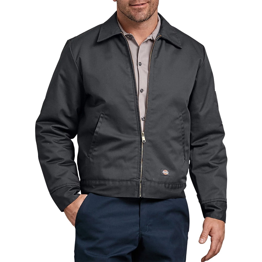 Dickies Men's TJ15 Insulated Eisenhower Zip Up Jacket Charcoal M
