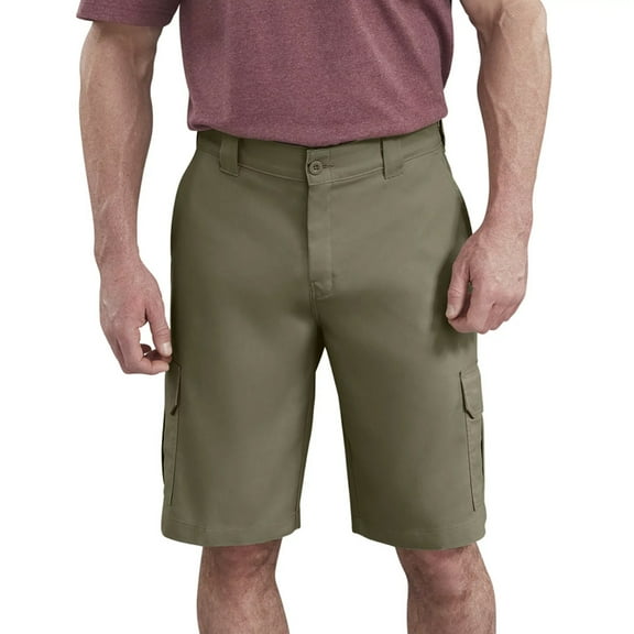Dickies Men's WR566 11" Flex Active Waist Cargo Shorts Moss Green 44