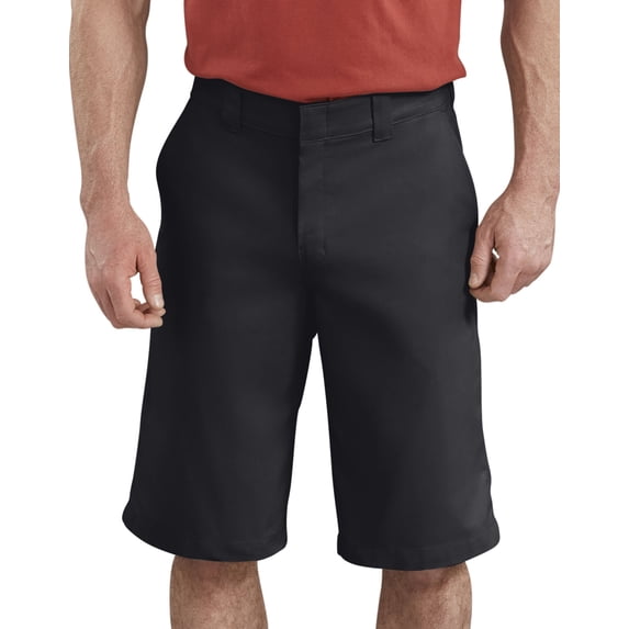 Dickies Men's WR660 13" Flex Active Waist Flat Front Stretch Shorts Black 30