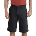 thumbnail image 1 of Dickies Men's WR660 13" Flex Active Waist Flat Front Stretch Shorts Black 36, 1 of 2
