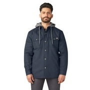 Dickies Men's Water Repellent Duck Hooded Workwear Shirt Jacket