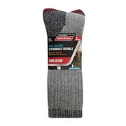 Genuine Dickies Men's Wool Thermal Crew Sock, 3 Pack, Shoe Size 6-12
