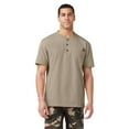 thumbnail image 1 of Dickies Men's and Big Men's Heavyweight Short Sleeve Henley T-Shirt, 1 of 4