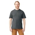 thumbnail image 1 of Dickies Men's and Big Men's Heavyweight Short Sleeve Henley T-Shirt, 1 of 4