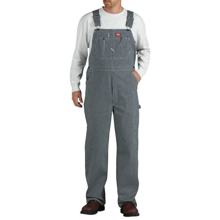 Dickies Men's and Big Men's Hickory Striped Bib Overalls