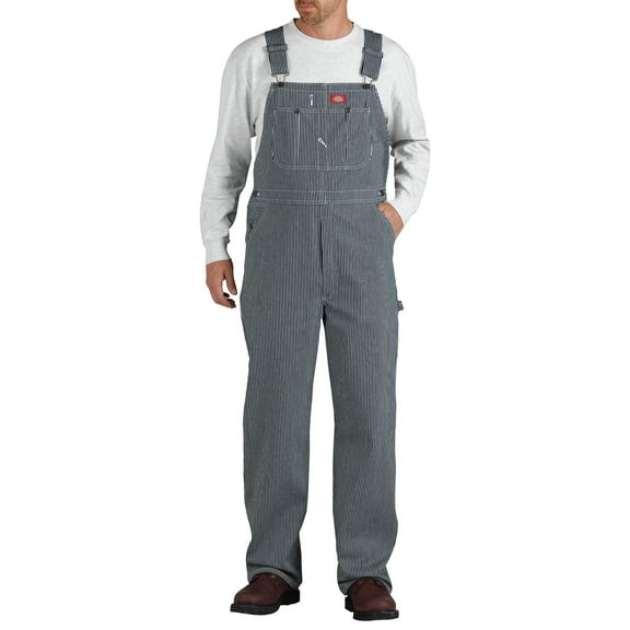 Dickies Men's and Big Men's Hickory Striped Bib Overalls