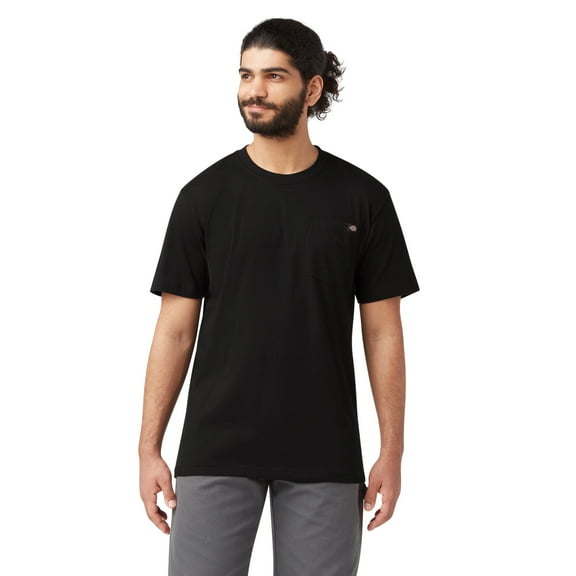 Dickies Men's and Big Men's Lightweight Short Sleeve Pocket Work T-Shirt