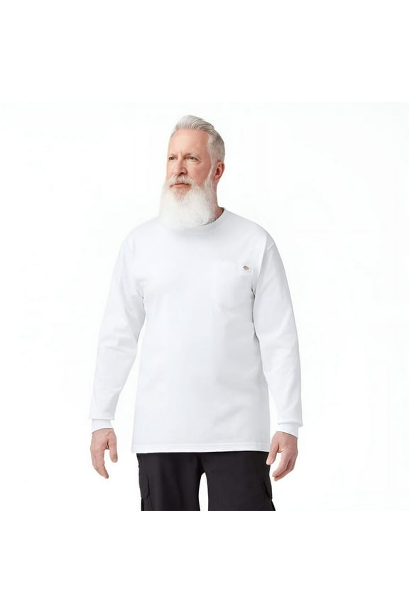 Men's and Big Men's Long Sleeve Heavyweight Pocket T-Shirt