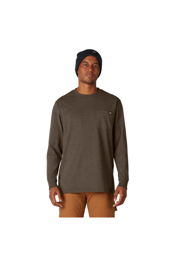 Men's and Big Men's Long Sleeve Heavyweight Pocket T-Shirt