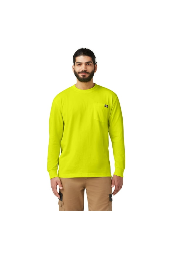 Men's and Big Men's Long Sleeve Heavyweight Pocket T-Shirt