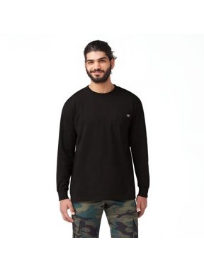 Men's and Big Men's Long Sleeve Heavyweight Pocket T-Shirt