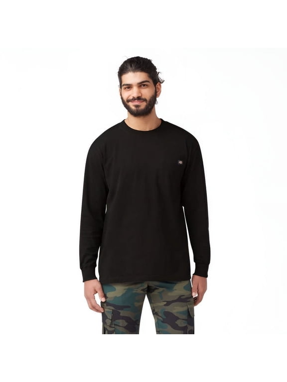 Men's and Big Men's Long Sleeve Heavyweight Pocket T-Shirt