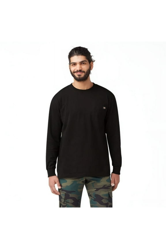 Men's and Big Men's Long Sleeve Heavyweight Pocket T-Shirt