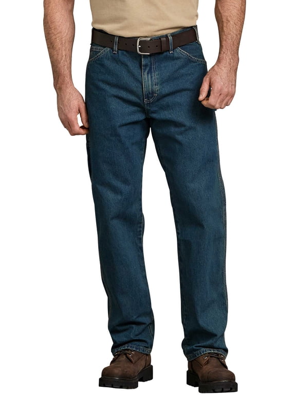 Men's and Big Men's Relaxed Fit Stonewashed Carpenter Jeans